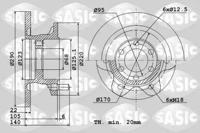 Sasic 9004809J Brake disc