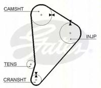 Triscan 86455044 Ремінь ГРМ Triscan 86455044 Ремінь ГРМ