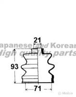 Ashuki 0864-0003 Dust boot kit axle joint