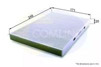 Comline EKF262 Фільтр салону