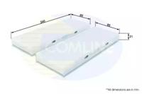 Comline EKF389-2 Фільтр салону Comline EKF389-2 Фільтр салону
