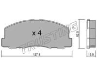 Trusting 116.0 Brake pads