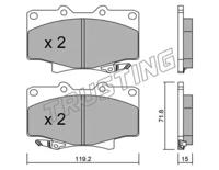 Trusting 156.0 Brake pads