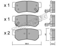 Trusting 374.0 Колодки тормозные