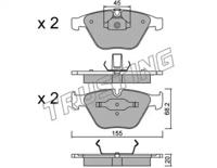 Trusting 574.4 Brake pads