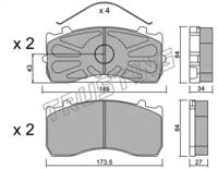 Trusting 599.1 Brake pads
