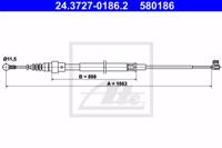 Ate 24.3727-0186.2 Brake cable Ate 24.3727-0186.2 Brake cable