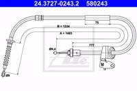 Ate 24.3727-0243.2 Brake cable Ate 24.3727-0243.2 Brake cable