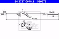Ate 24.3727-0678.2 Brake cable Ate 24.3727-0678.2 Brake cable