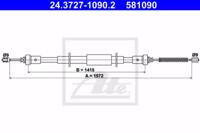 Ate 24.3727-1090.2 Brake cable