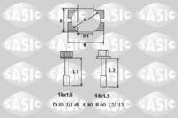 Sasic T772003 Shaft rep kit
