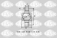 Sasic T777005 Комплект рычагов подвески