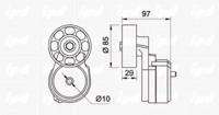 IPD 10-0577 Натяжитель ремня поликлинового