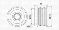 IPD 12-0011 Шкив генератора