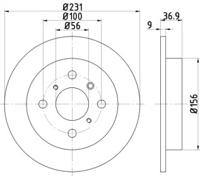 Mintex MDC1191 Диск гальмівний Mintex MDC1191 Диск гальмівний