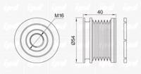 IPD 12-1036 Шкив генератора