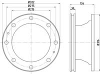 Mintex MDC1245 Диск тормозной Mintex MDC1245 Диск тормозной