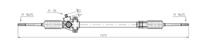 General Ricambi FI4026 Gear rack and pinion General Ricambi FI4026 Gear rack and pinion