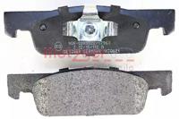 Metzger 1170621 Brake pads