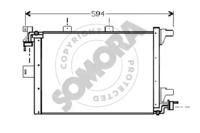 Somora 224160 Випаровувач кондиціонера Somora 224160 Випаровувач кондиціонера
