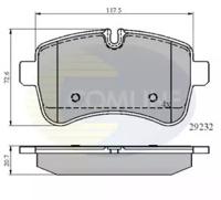 Comline CBP01617 Brake pads