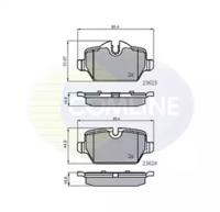 Comline CBP01710 Колодки тормозные Comline CBP01710 Колодки тормозные
