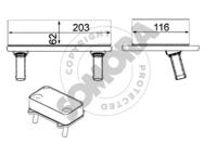 Somora 237065 Радіатор масляний