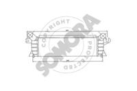 Somora 244345 Радіатор інтеркулера