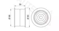 Autex 651198 Паразитный ведущий ролик зубчатый ремень Autex 651198 Паразитный ведущий ролик зубчатый ремень
