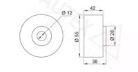 Autex 651546 Ролик обводной ремня грм Autex 651546 Ролик обводной ремня грм