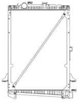 NRF 519616 Радиатор охлаждения двигателя NRF 519616 Радиатор охлаждения двигателя