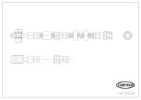 Corteco 19036606 Шланг гальмівний