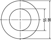 Hella 8RA 008 405-001 Світловідбивач (катафот)