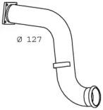 Dinex 21282 Exhaust pipe