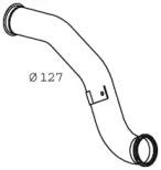 Dinex 21298 Exhaust pipe