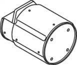 Dinex 21365 Средний конечный глушитель ог Dinex 21365 Средний конечный глушитель ог