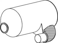 Dinex 21439 Глушник вихлопних газів кінцевий