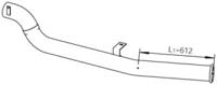Dinex 21728 Exhaust pipe