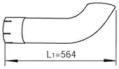 Dinex 21743 Exhaust pipe