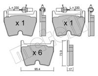 Metelli 22-1043-0 Brake pads