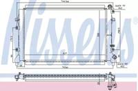 Nissens 65324 Радіатор охолодження двигуна Nissens 65324 Радіатор охолодження двигуна
