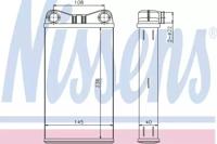 Nissens 70227 Радіатор пічки