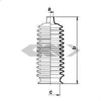 GKN-Spidan 83877 Пильник рульової рейки