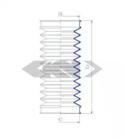 GKN-Spidan 84115 Пыльник рулевой рейки GKN-Spidan 84115 Пыльник рулевой рейки