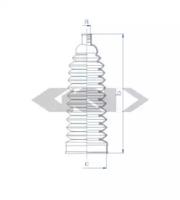 GKN-Spidan 84129 Пильник рульової рейки
