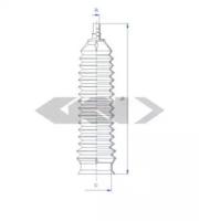 GKN-Spidan 84163 Пильник рульової рейки GKN-Spidan 84163 Пильник рульової рейки