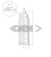 GKN-Spidan 84169 Пыльник рулевой рейки