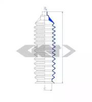GKN-Spidan 84174 Пыльник рулевой рейки GKN-Spidan 84174 Пыльник рулевой рейки