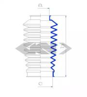 GKN-Spidan 84176 Пильник рульової рейки