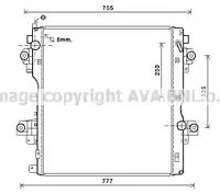 Ava TO2604 Радіатор охолодження двигуна